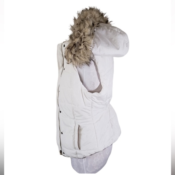 Prince & Fox White Puffer Vest Size S/P - Picture 3 of 10